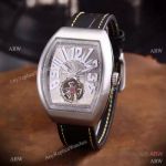High Quality Franck Muller Tourbillon Copy Watch SS Arabic Markers